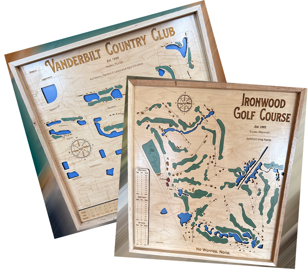 Custom 3D Golf Course Map request