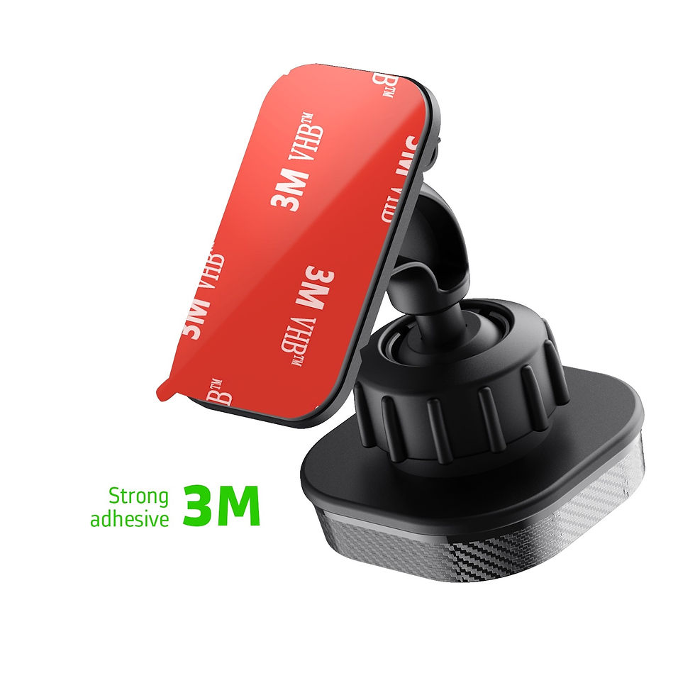 Thumbnail: ESOULK - Magnetic 3M Adhesive 360° Rotational Joint Car Holder [EH09PBK]