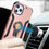 Thumbnail: Apple iPhone 12 Pro Max Magnetic Metal Ring Air Vent Kickstand Case - Rose Gold