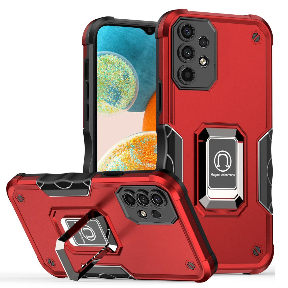 Samsung Galaxy A23 5G OPTIMUM Magnetic Ring Stand Case - Red