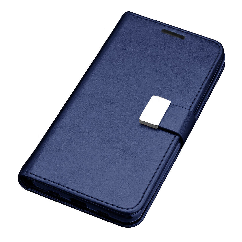 Thumbnail: MOTO G STYLUS (2020) - Classic Magnetic Closure Wallet Case, Navy