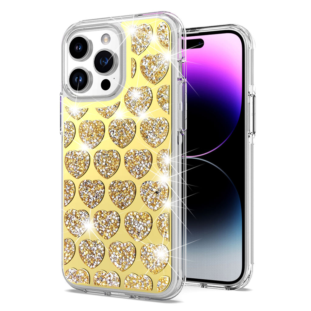 Apple iPhone 15 Plus Bling Hybrid Case - F