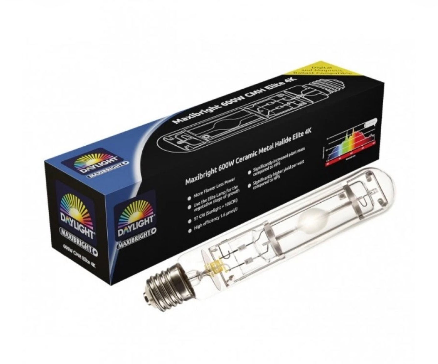 Maxibright DAYLIGHT 600W 4K Lamp