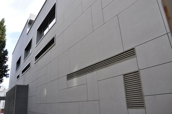 Cephe uygulaması, cephe tasarımı, bina cephe kaplaması, prekast, prekast cephe, ahşap cephe kaplaması, Eternit, Eternit cephe kaplaması, Eternit Equitone Fiber Cement Giydirme Cephe Sistemi