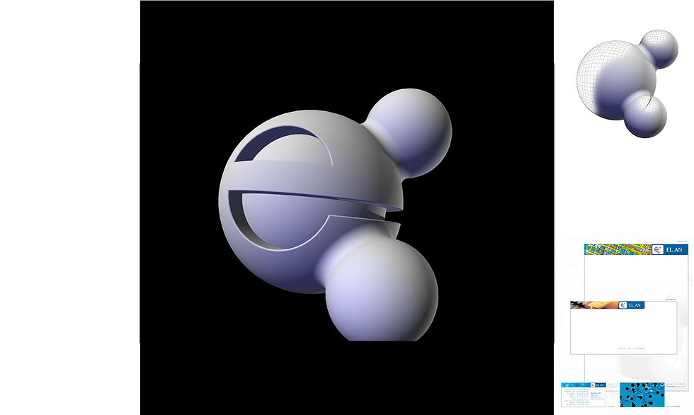 3D logo elan
