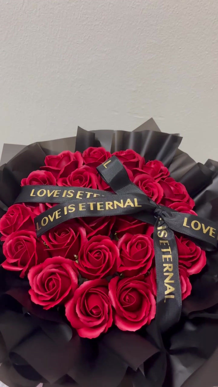 Thumbnail: 23pcs Roses black