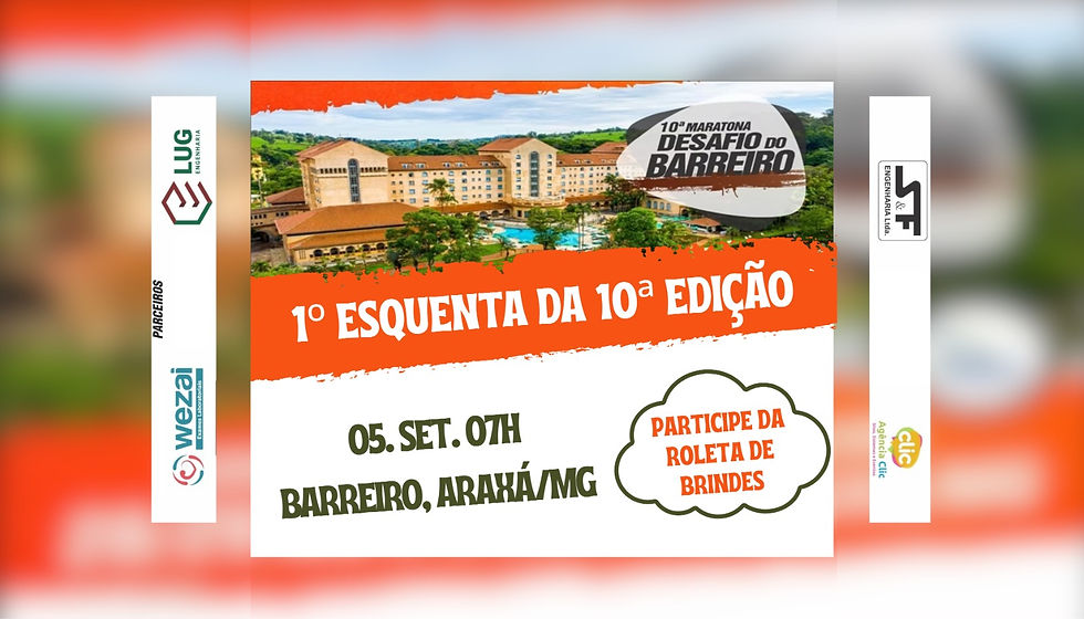 1º Treinão Esquenta Maratona Desafio do Barreiro 2026