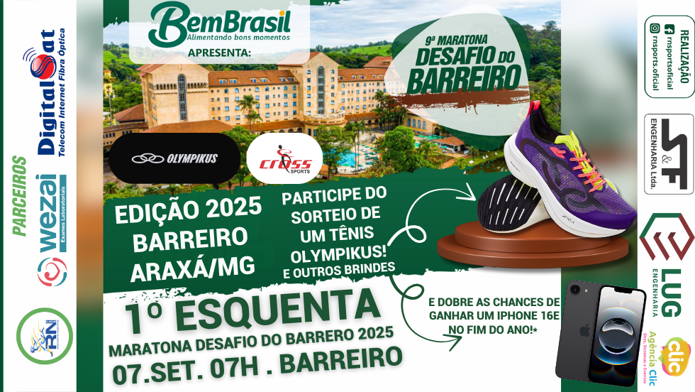 1º Treinão Esquenta Maratona Desafio do Barreiro 2025