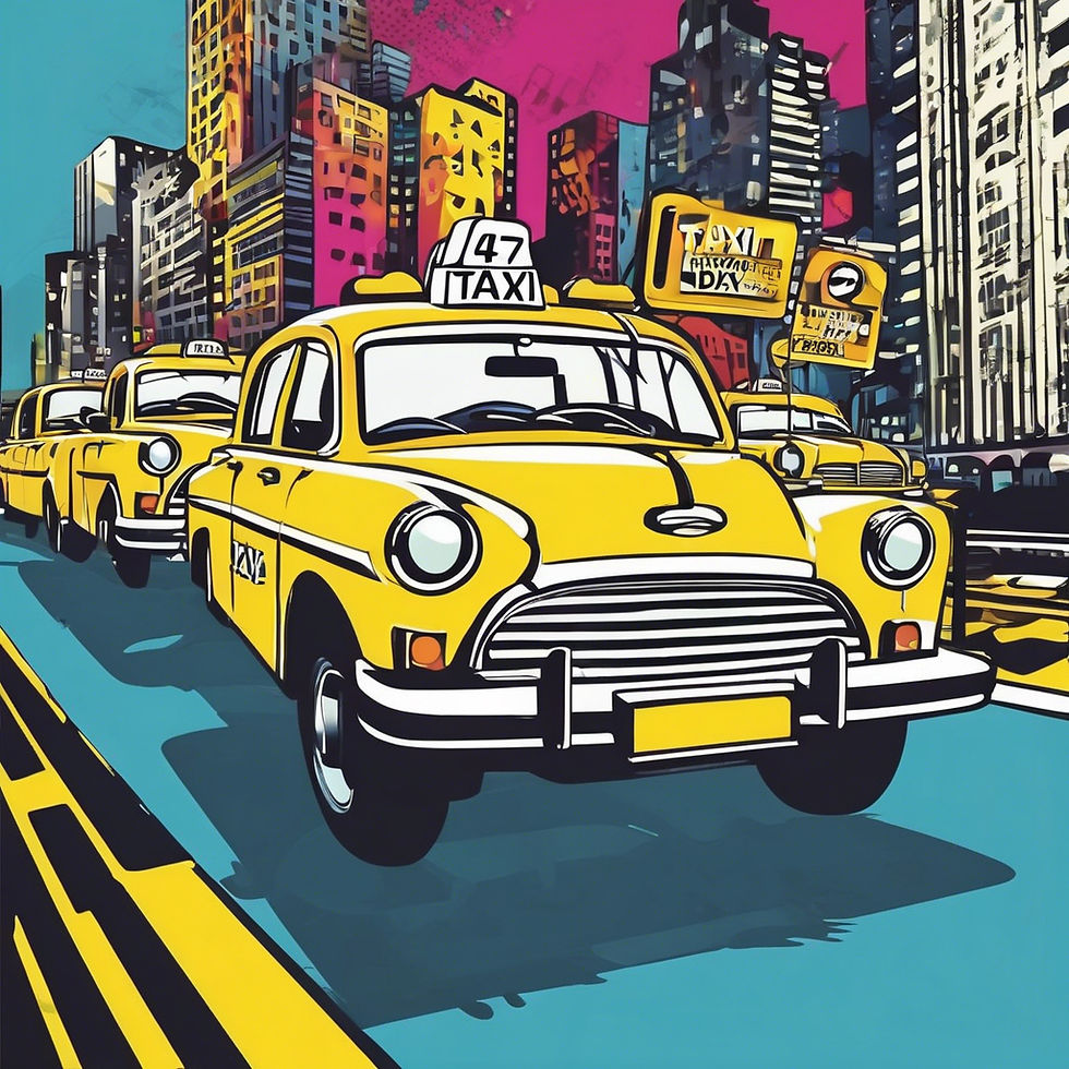 yellow taxi - 24/7 availability