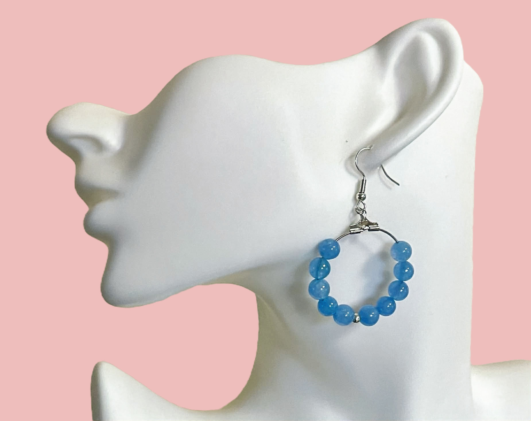 Boucles D'Oreilles Calcédoine