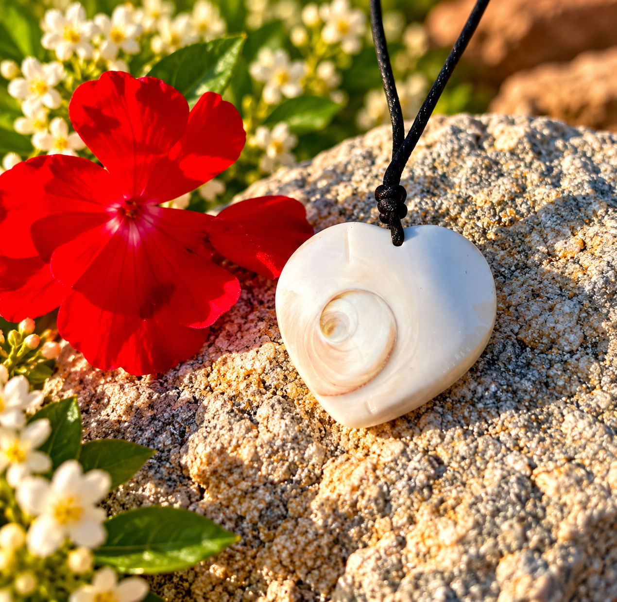 Collier Coquillage Œil De Sainte Lucie H7