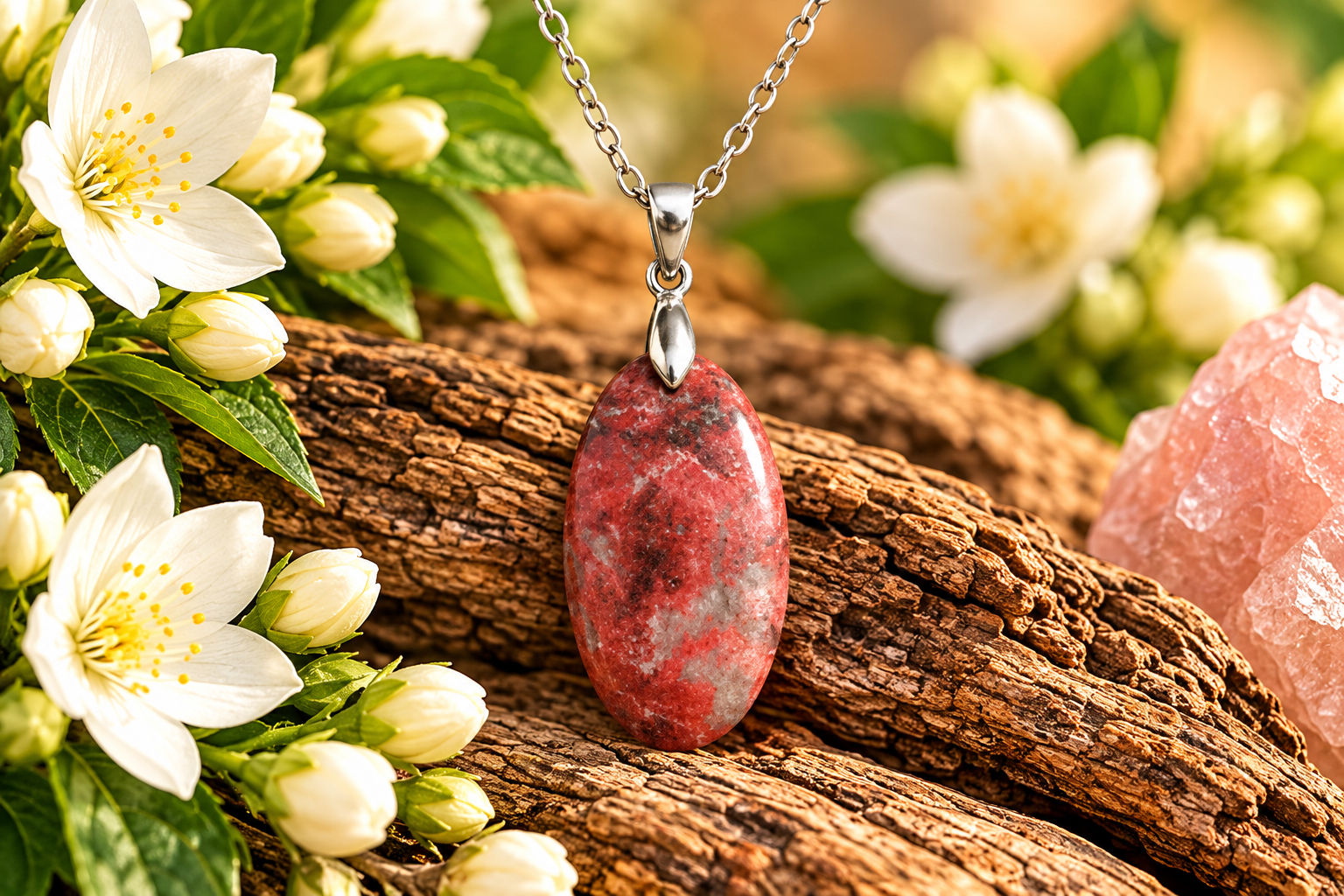 Collier Thulite D14