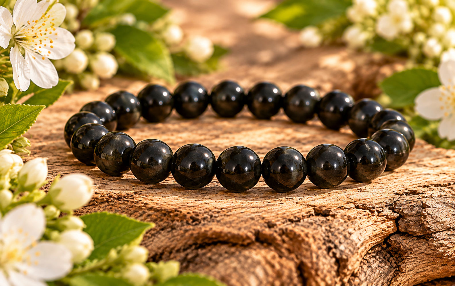 Bracelets Obsidienne / Obsidienne Argenté