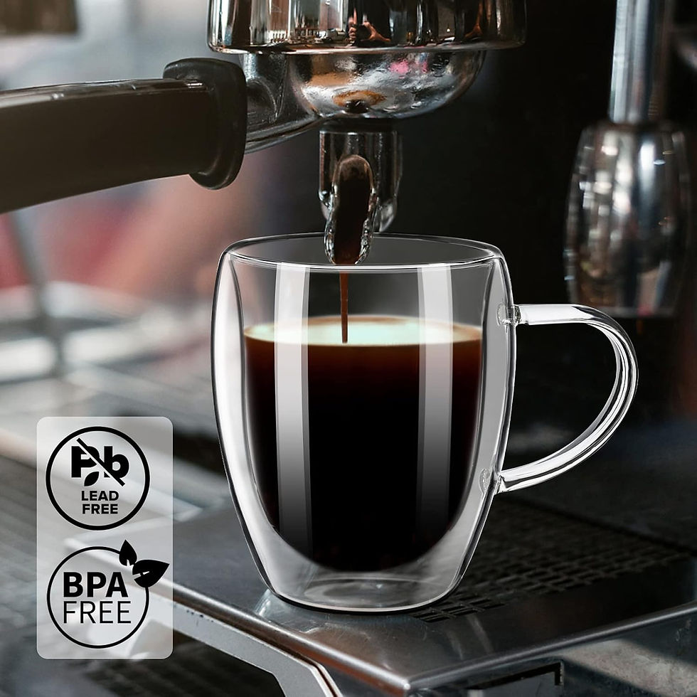 Thumbnail: Double Walled Glass Cup (350 ml) (1 Pc)
