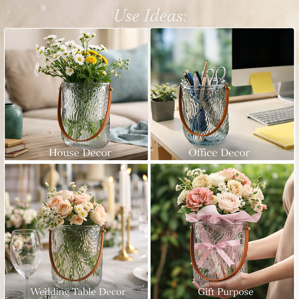 Thumbnail: Glass Vase Handbag Design
