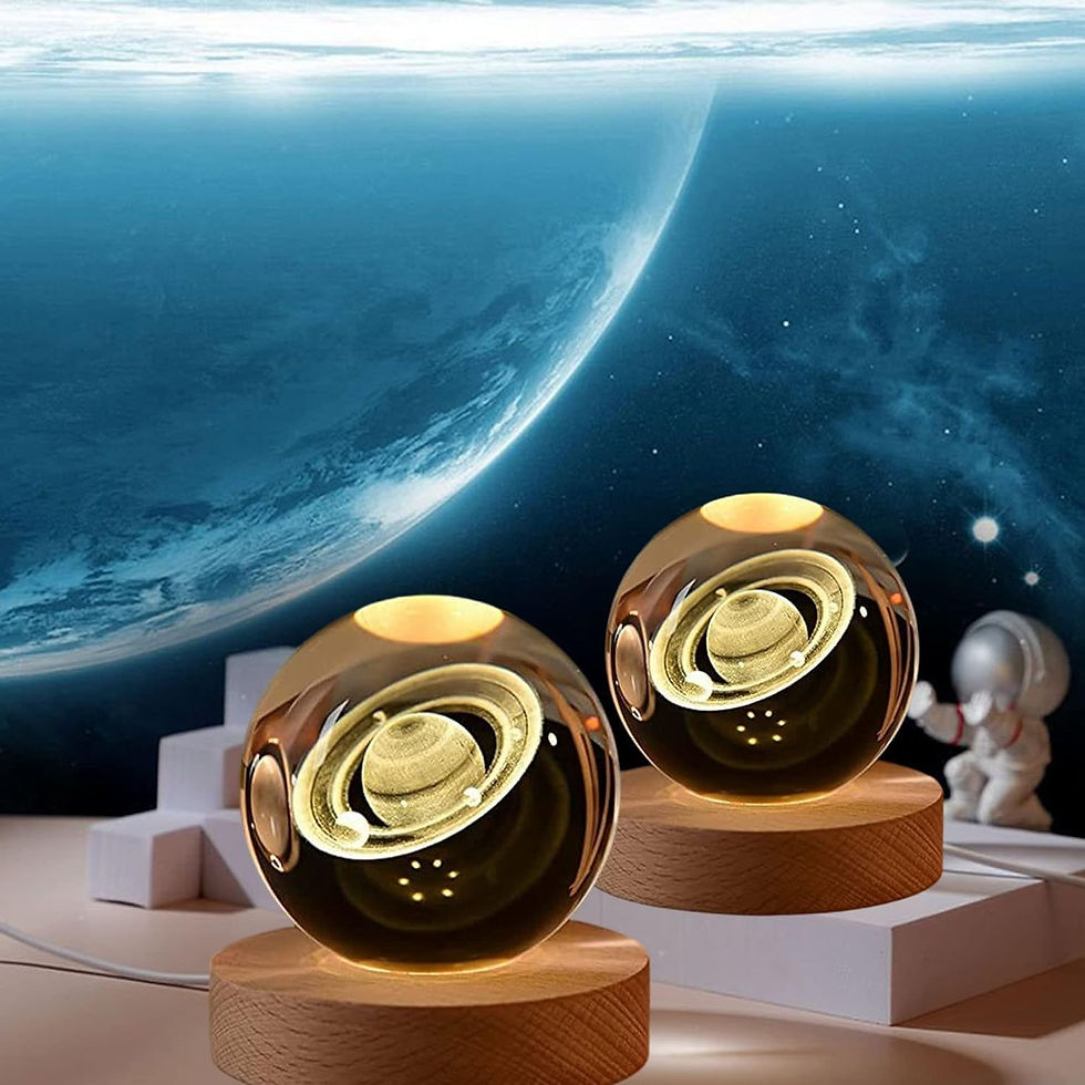 Thumbnail: LED Glass Ball Showpiece