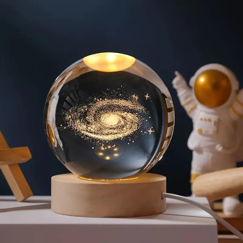 LED Glass Ball Showpiece