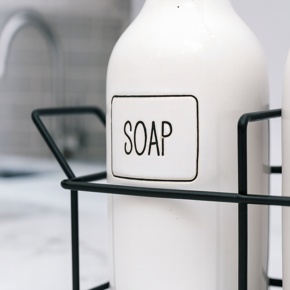 Thumbnail: Ceramic Soap & Lotion Dispenser with Holder