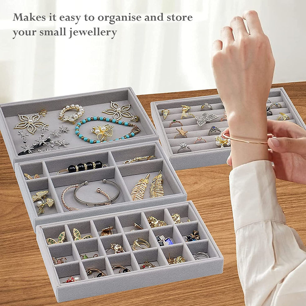 Thumbnail: Jewellery Organiser Tray (Set of 4)