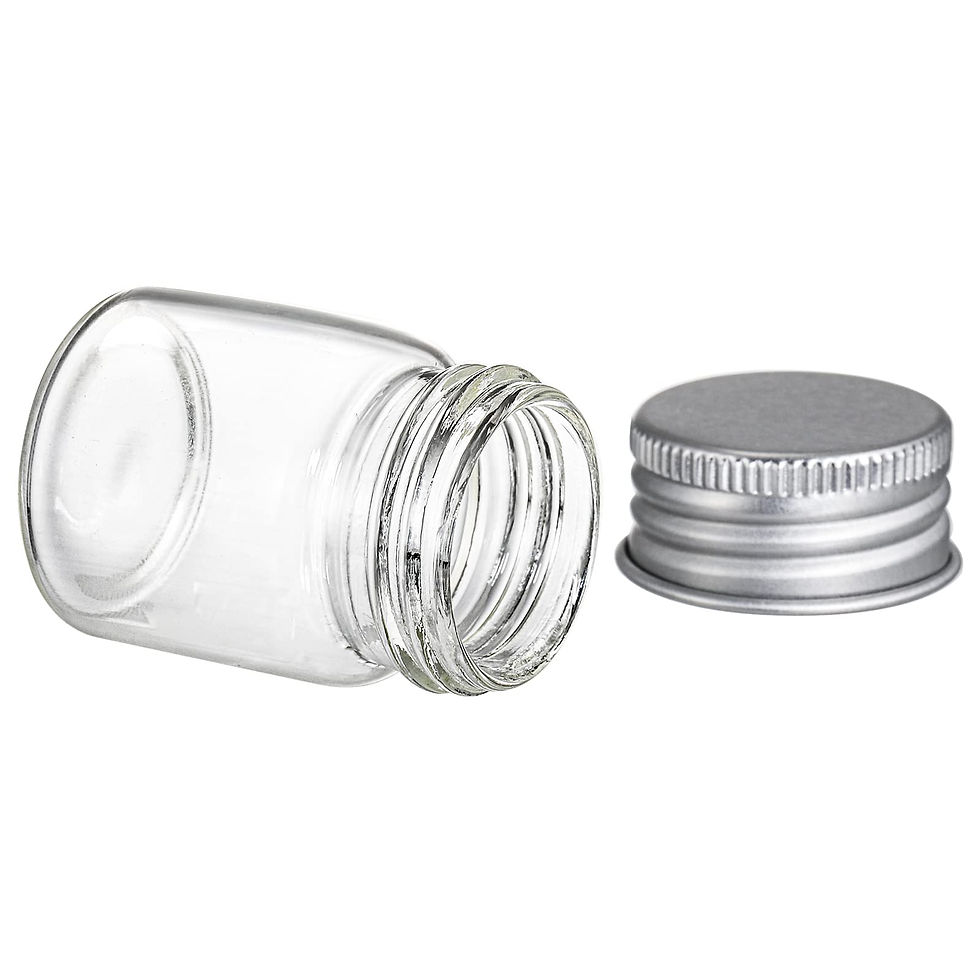 Thumbnail: Mini Glass Bottle 15ml Capacity (SET OF 12)