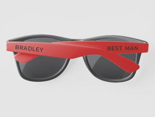 Best Deals! Wedding Best Man Modern Personalized Name Custom Sunglasses