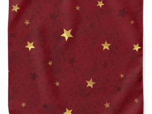 Best Deals! Glittering stars Royal Red Bandana