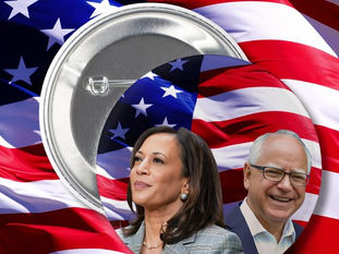 Review Harris Waltz 2024 - Kamala Harris Tim Waltz  Button