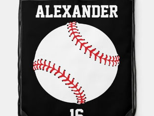 Big Deals! Baseball Drawstring Bag