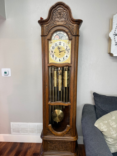 Nine Tube Herschede Grandfather Clock | My House Of Clocks
