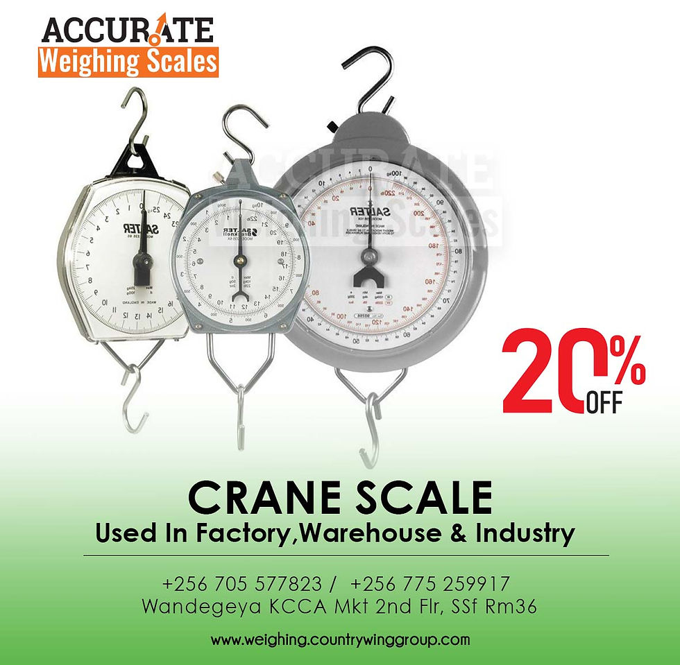 clock like crane weighing scale for commercial use Kabale uganda