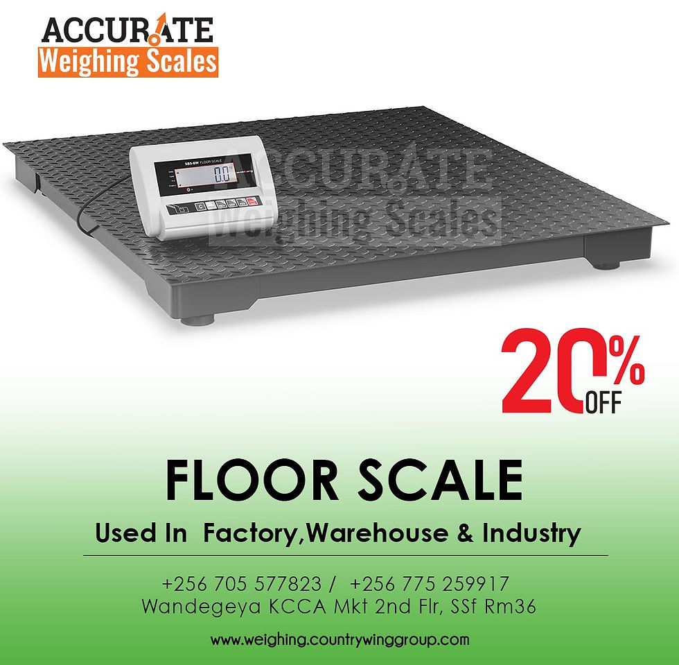 industrial floor weighing scale with power saving mode indicator