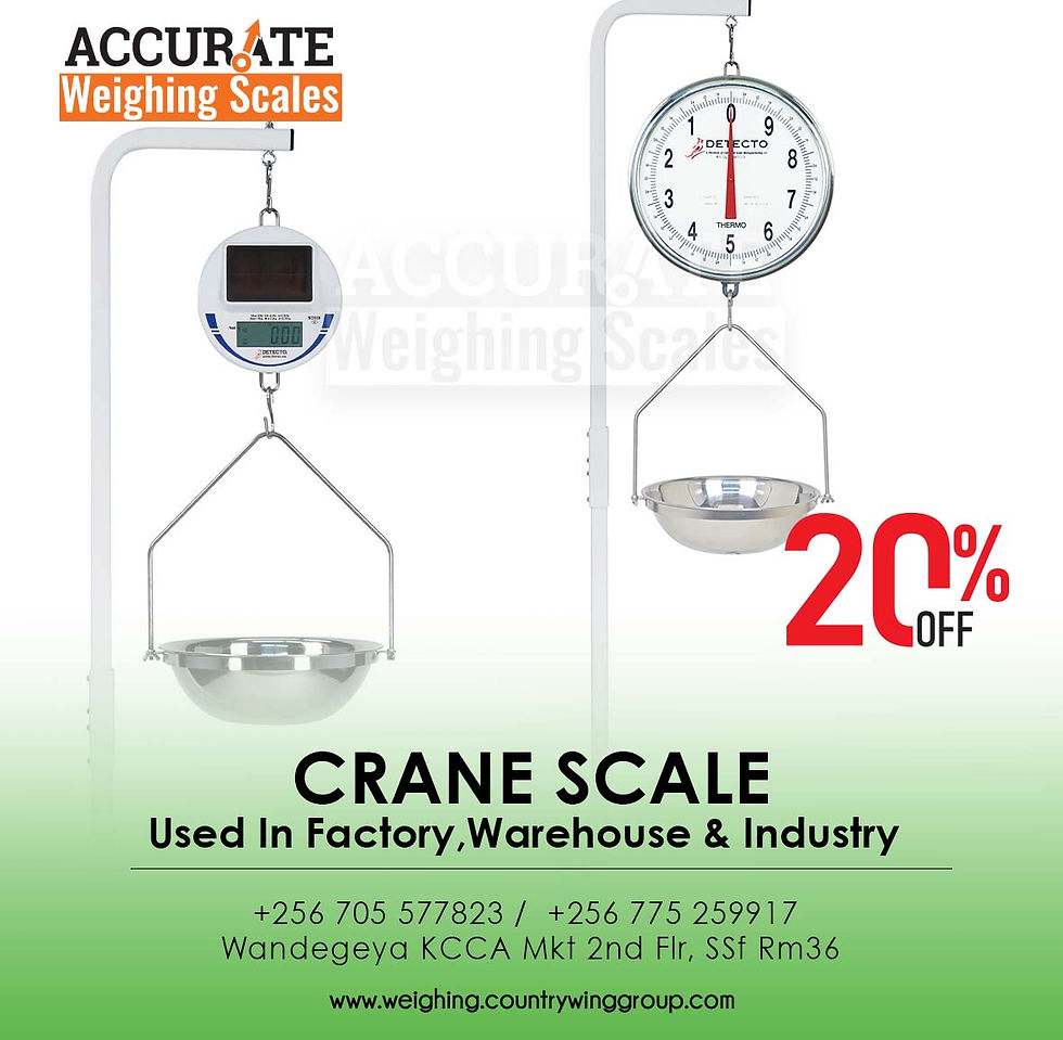 mechanical heavy-duty salter crane weighing scales discount prices at wandegeya Kampala