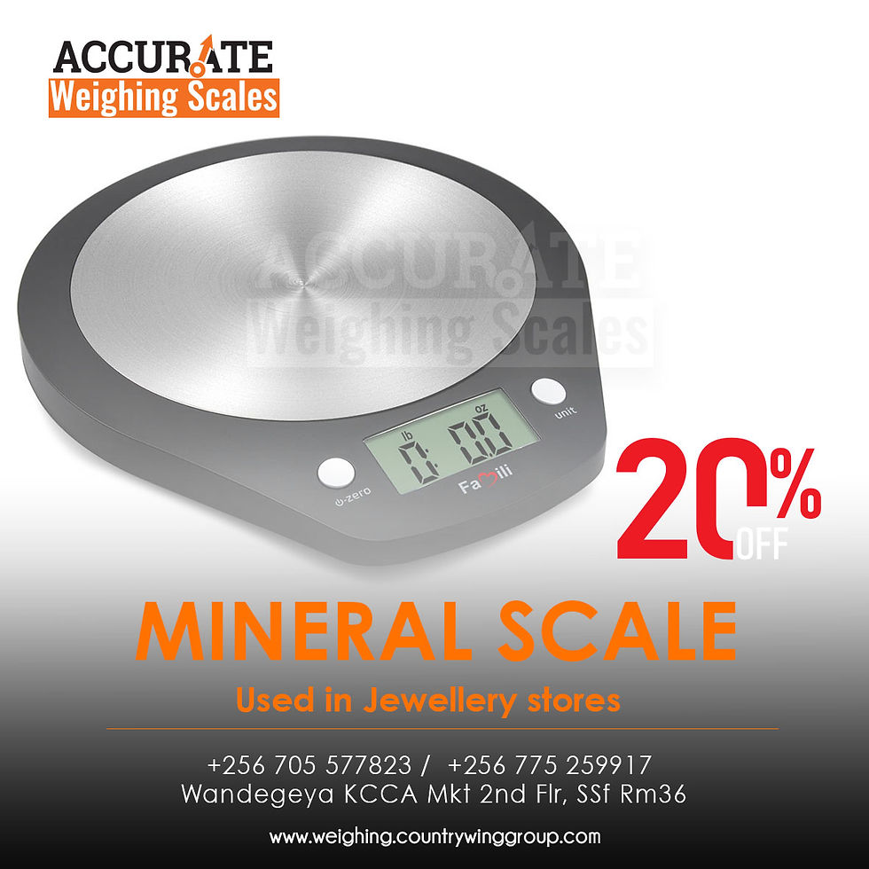 high precision technology for digital weighing scales in Kampala