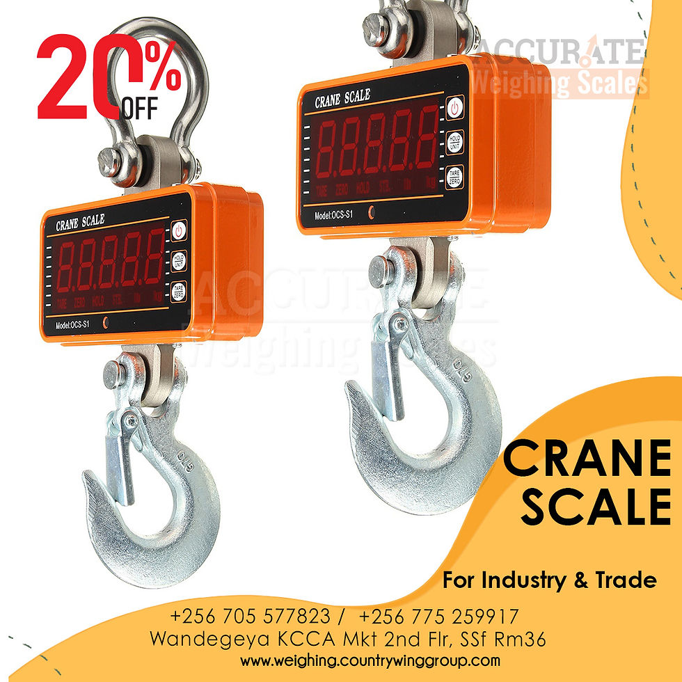 crane weighing scale with LCD backlit display on sell jumia black Friday uganda