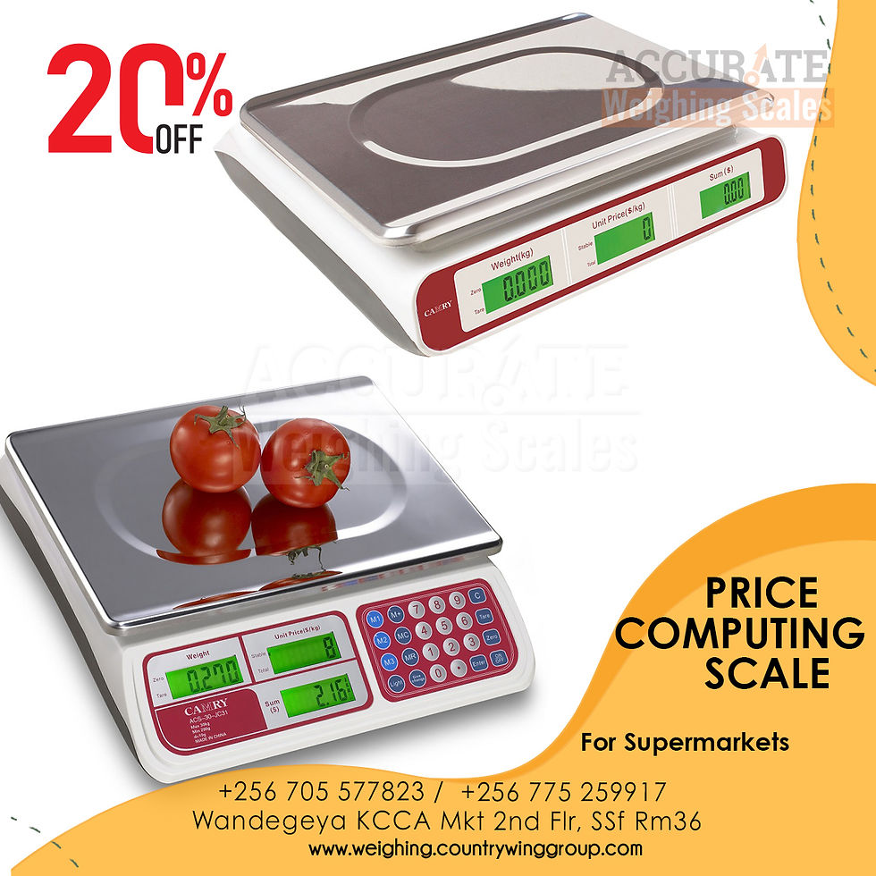 price computing scale with optional USB interface from sole agent kikuubo Kampala