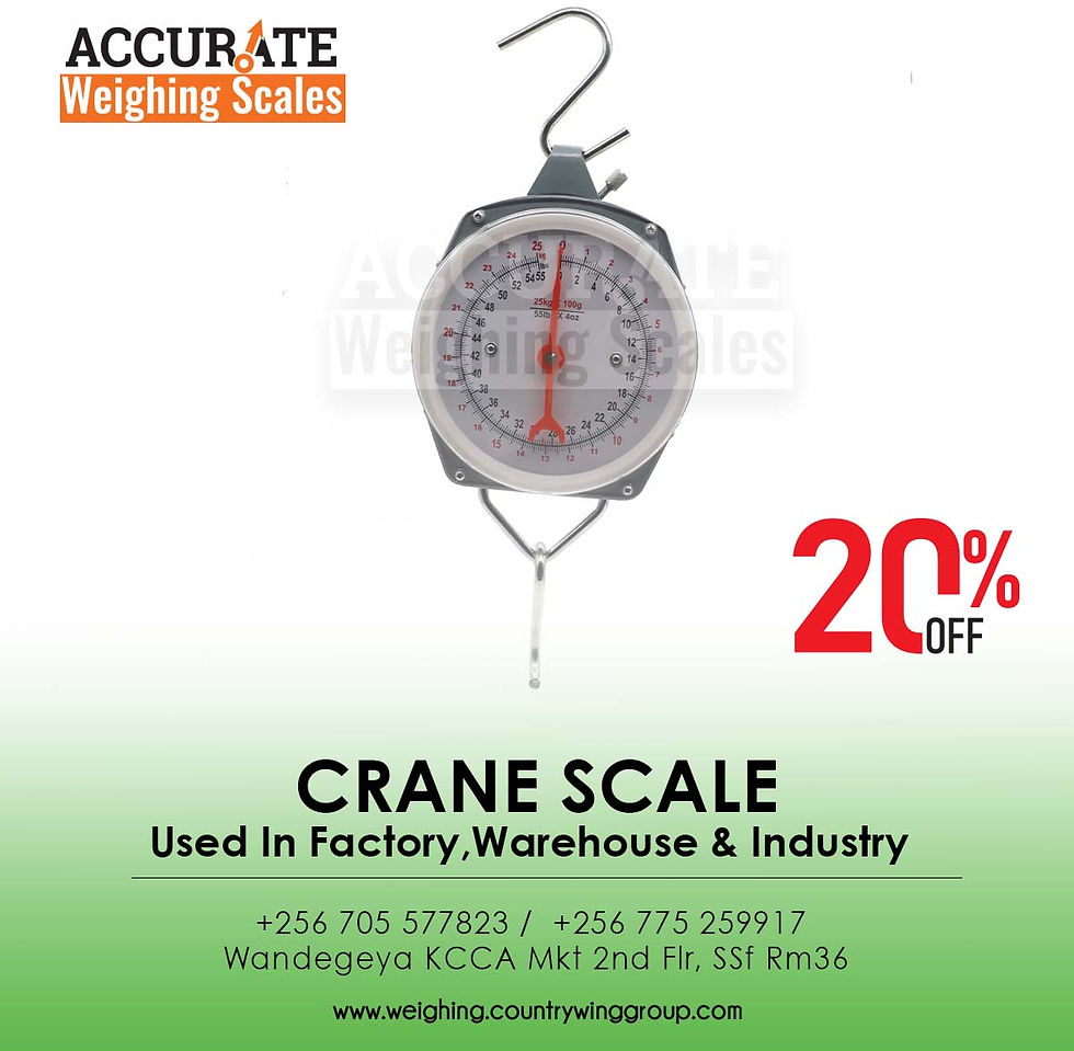 Pocket portable dial crane weighing scale for sale Kampala uganda