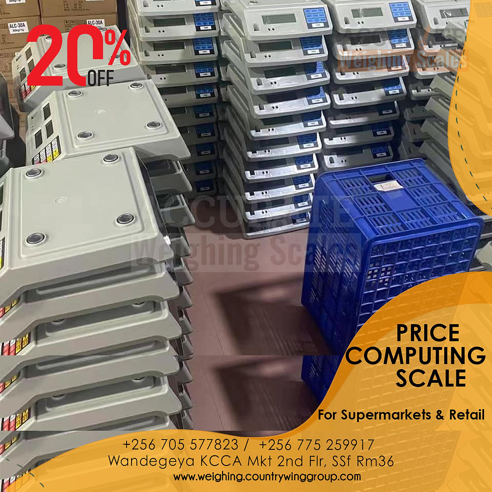 price computing table top scales 3 window rear display for sale from exporter Kampala