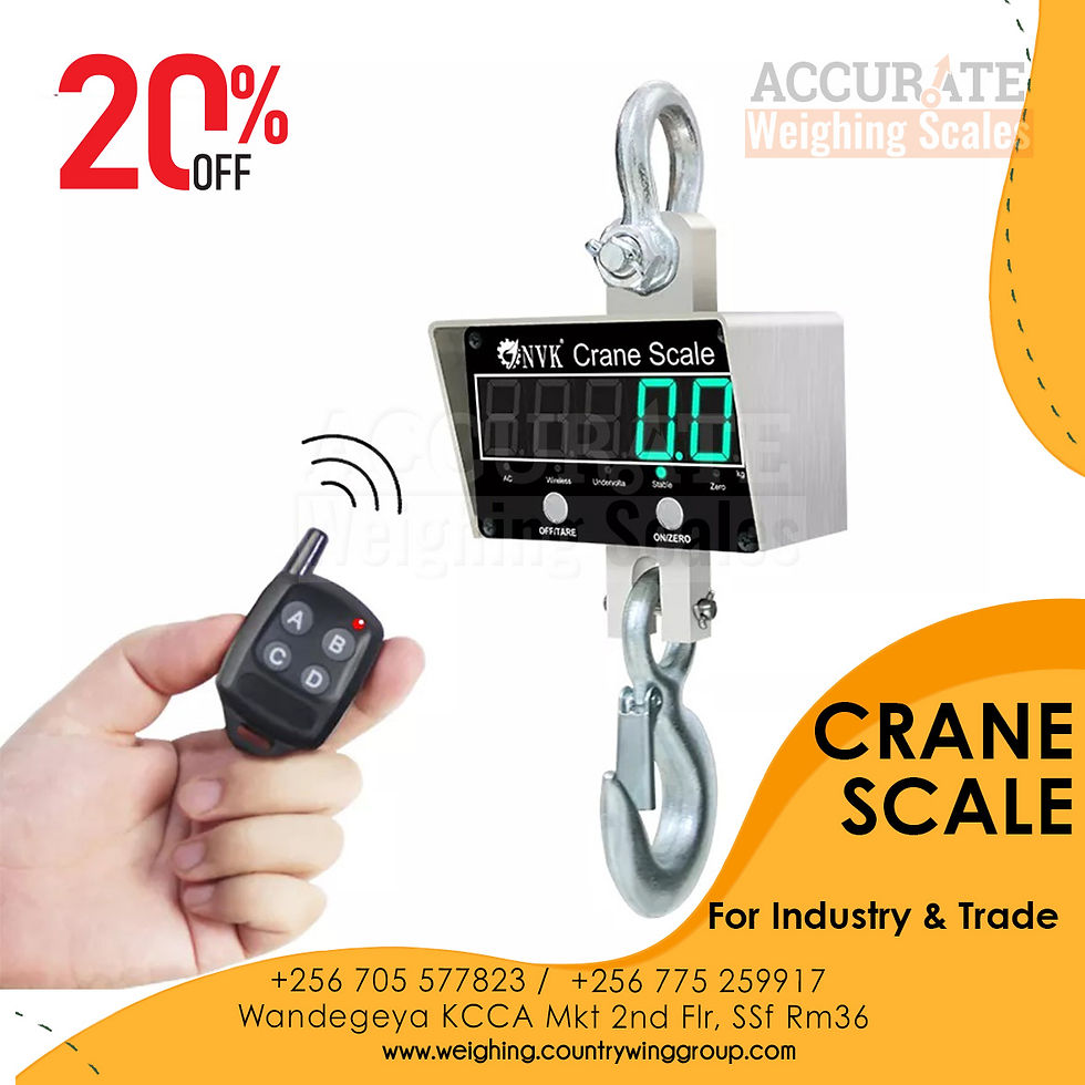 The mini hanging scale features a die-cast aluminum casing for added strength. Compared to mechanical hanging scales, it is more sensitive and stabilizes quicker for faster accurate readings. The large LCD also features a back light for poor lighting conditions. With its portable design and easy storage characteristics, it is a very versatile scale.
