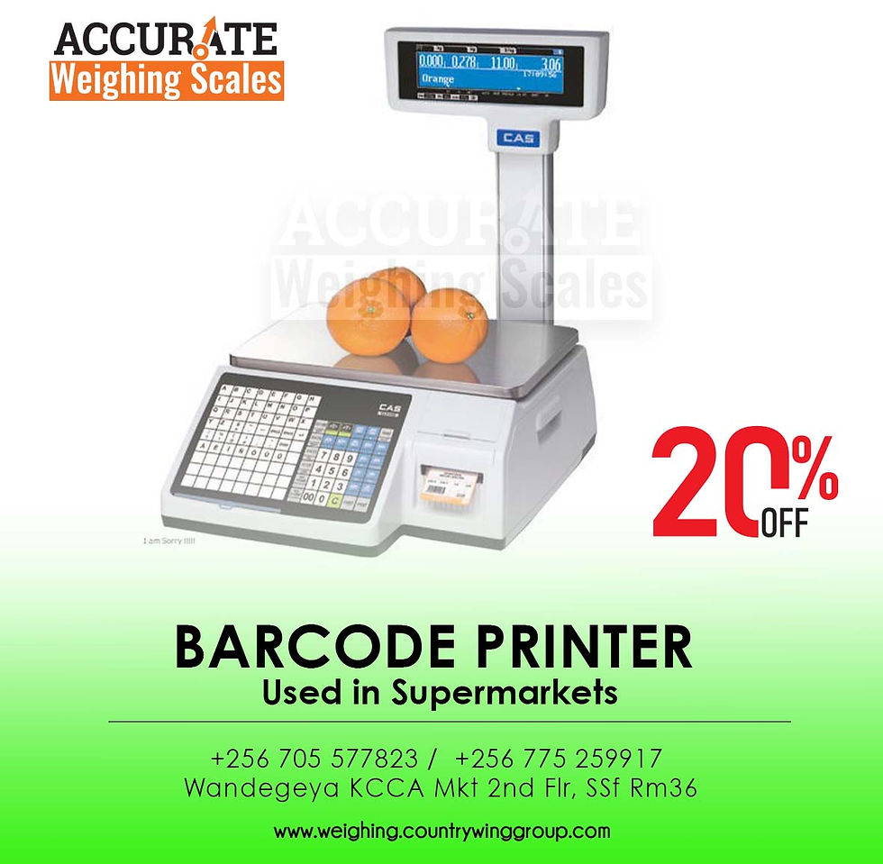 barcode printing scale with 1/3000 display resolution on jumia deals Kampala