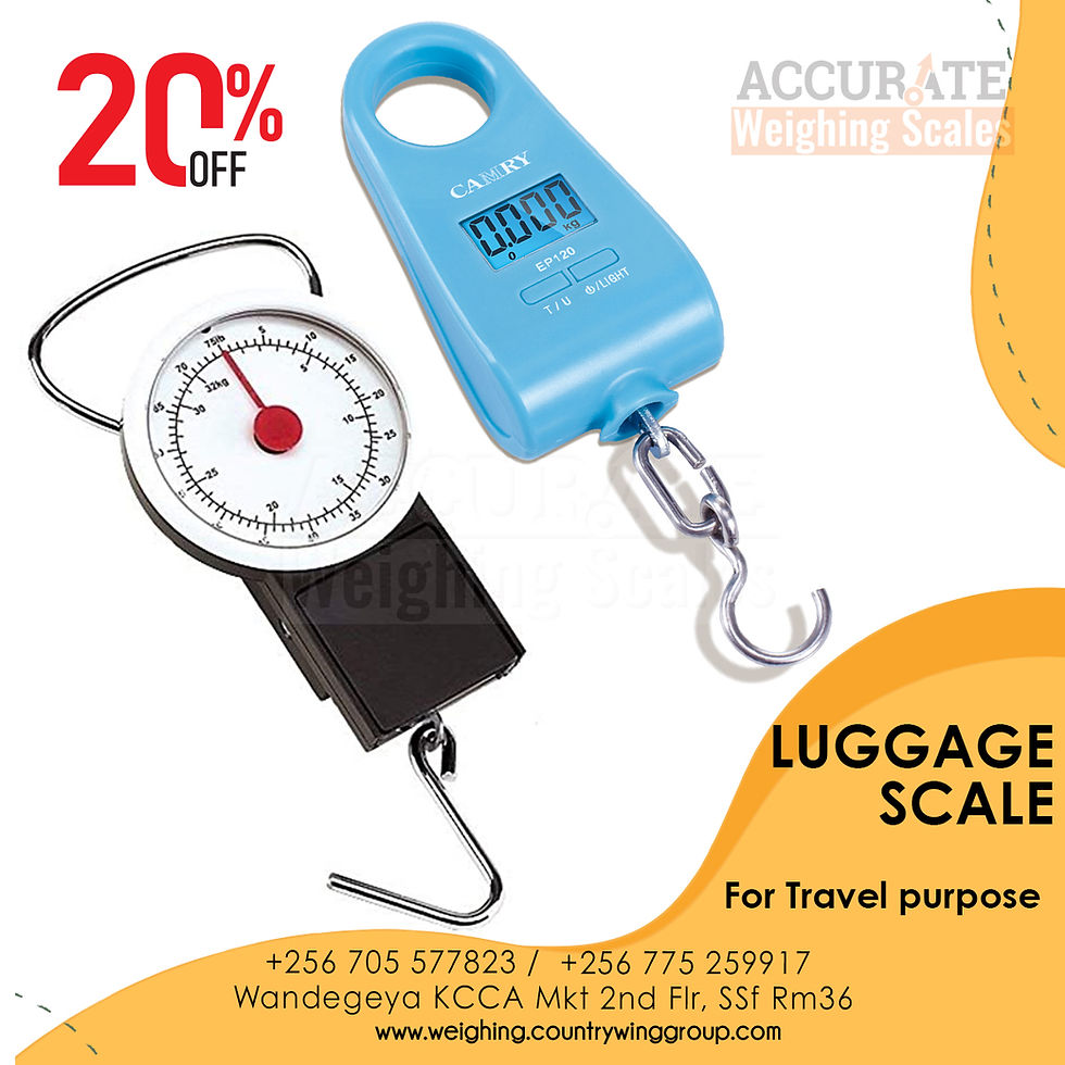purchase the best quality Luggage Weighing Scales from Accurate Weighing Scales in Kampala