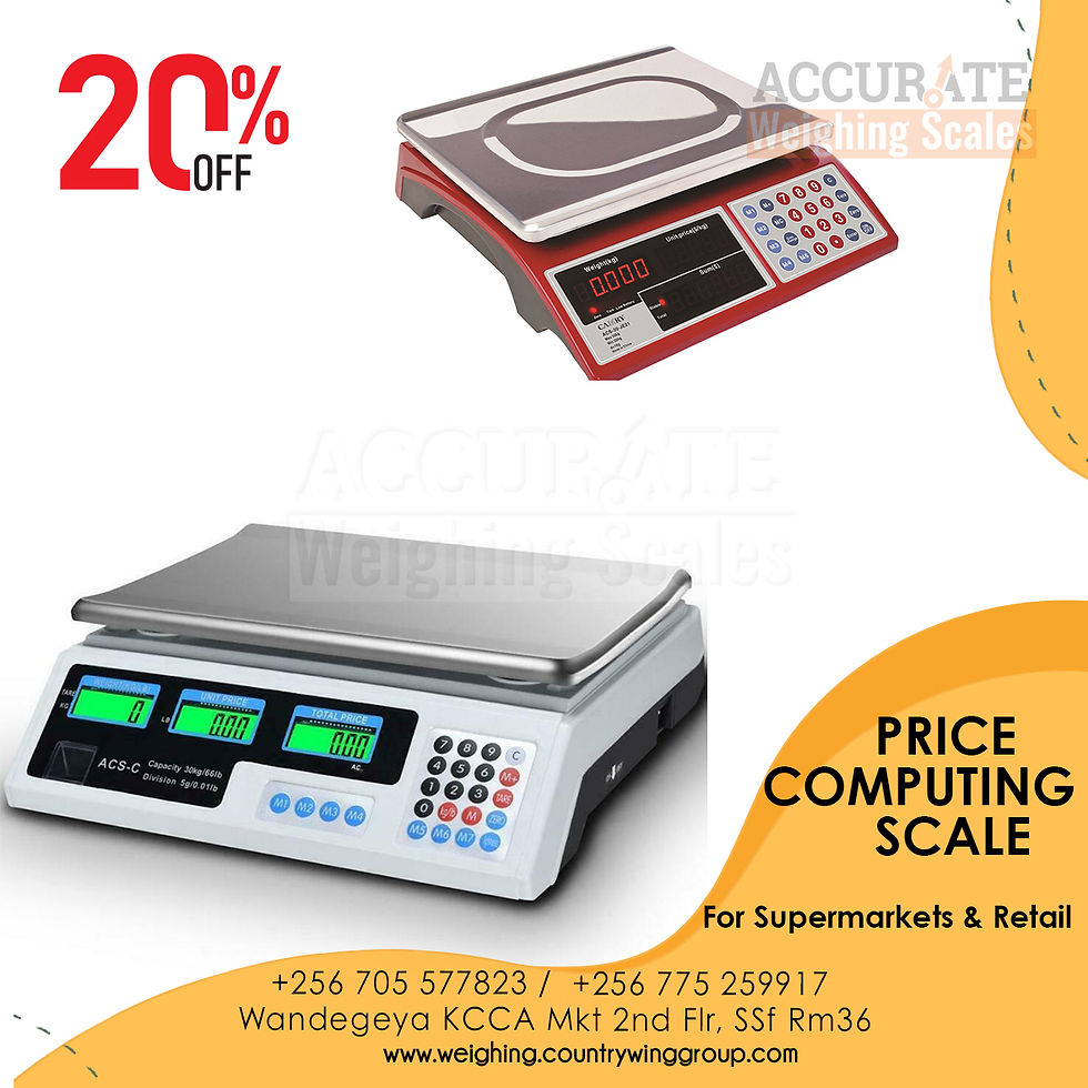 Approved price computing scale by OIML certificate wandegeya uganda