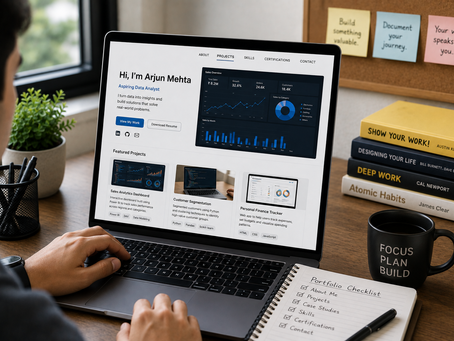 How to Build a Professional Portfolio: A Guide for Students & Freshers