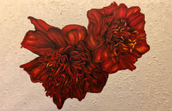 Roses Oil on Canvas
