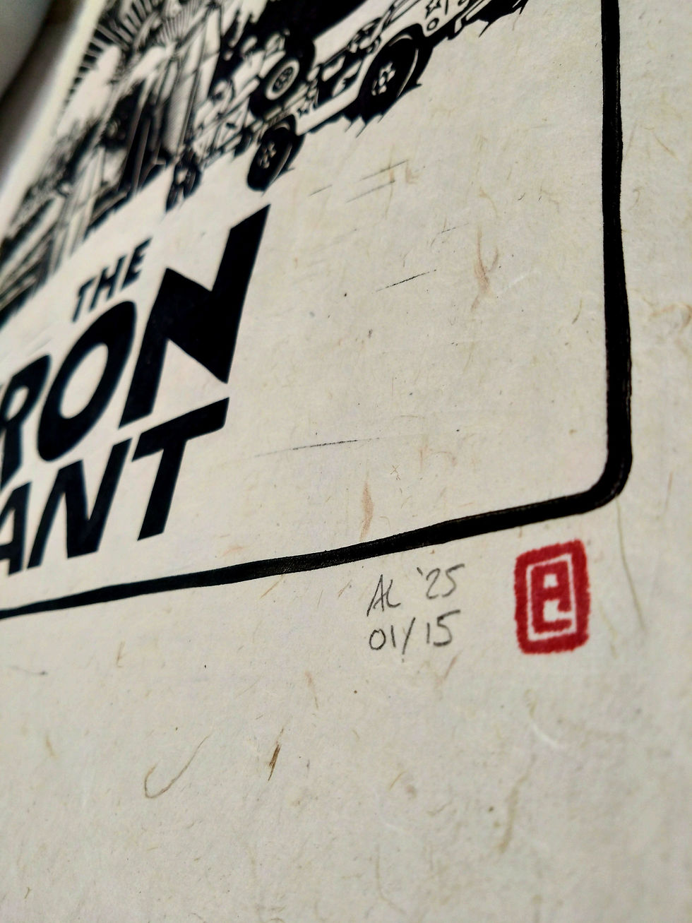 Thumbnail: 'The Iron Giant' Relief Print