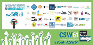 Fundacion Luz Maria in the Banner  #YouthCSW61