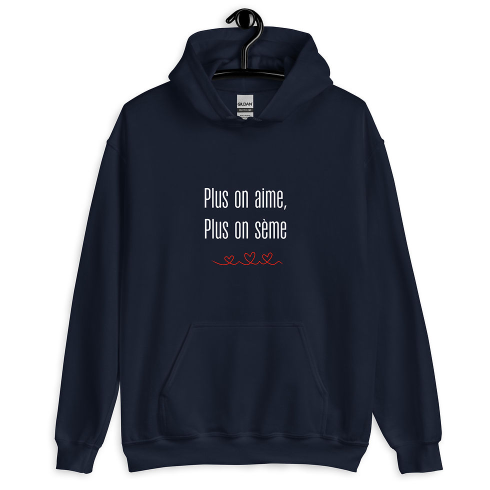 Miniature : L'amour sème - Hoodie Unisexe