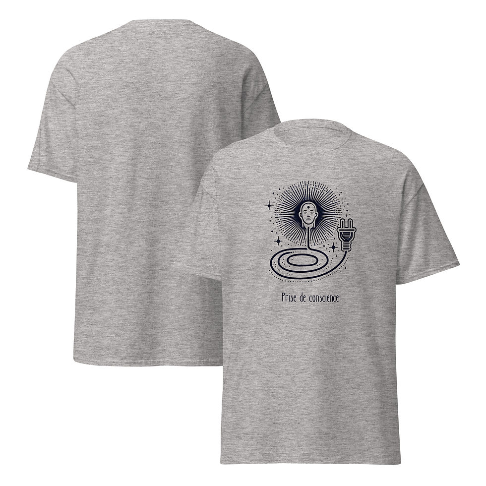Miniature : ⚡💡 Prise de conscience – T-shirt unisexe