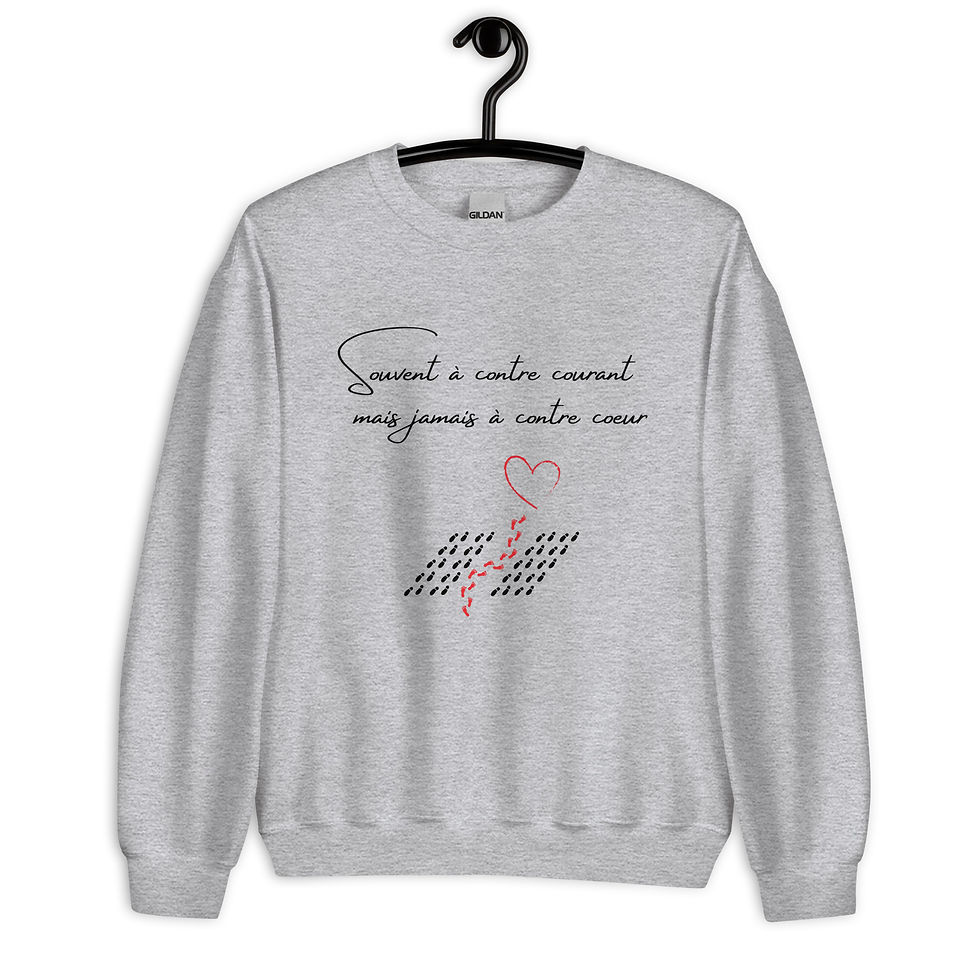 Miniature : Contre courant — Sweat-shirt unisexe