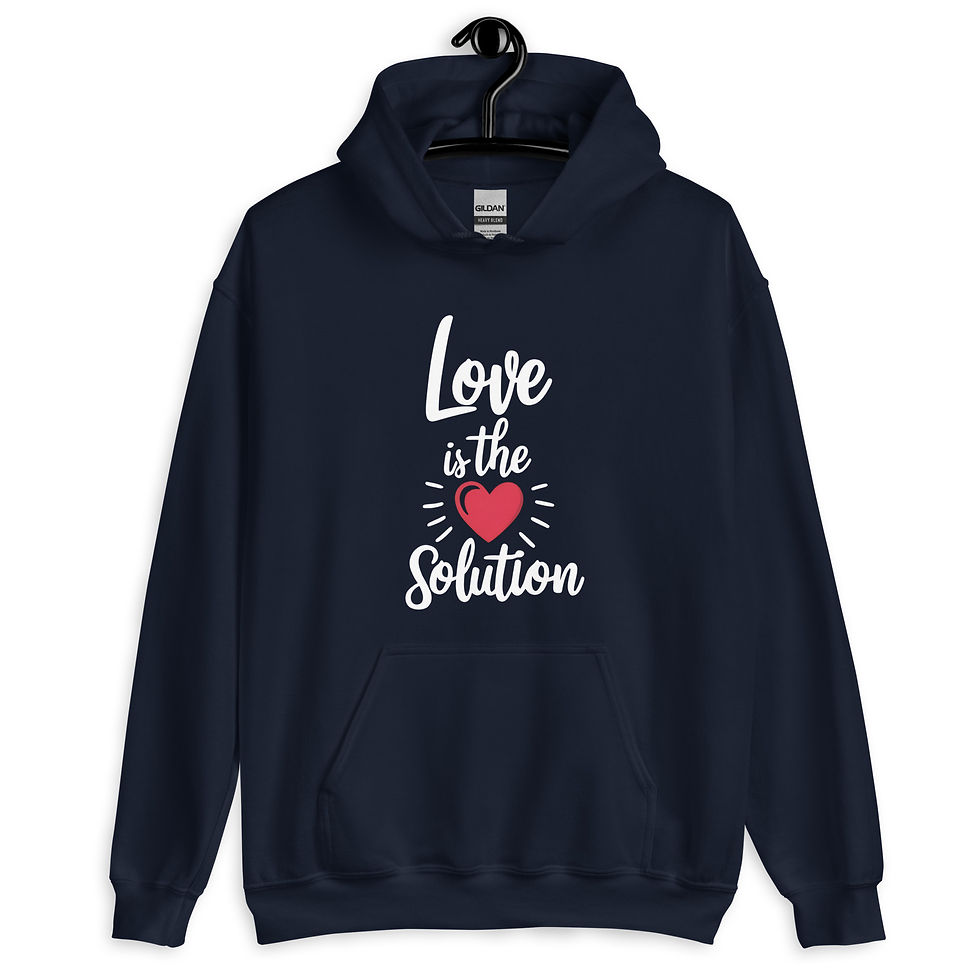 Miniature : Love is the solution - Hoodie Unisexe