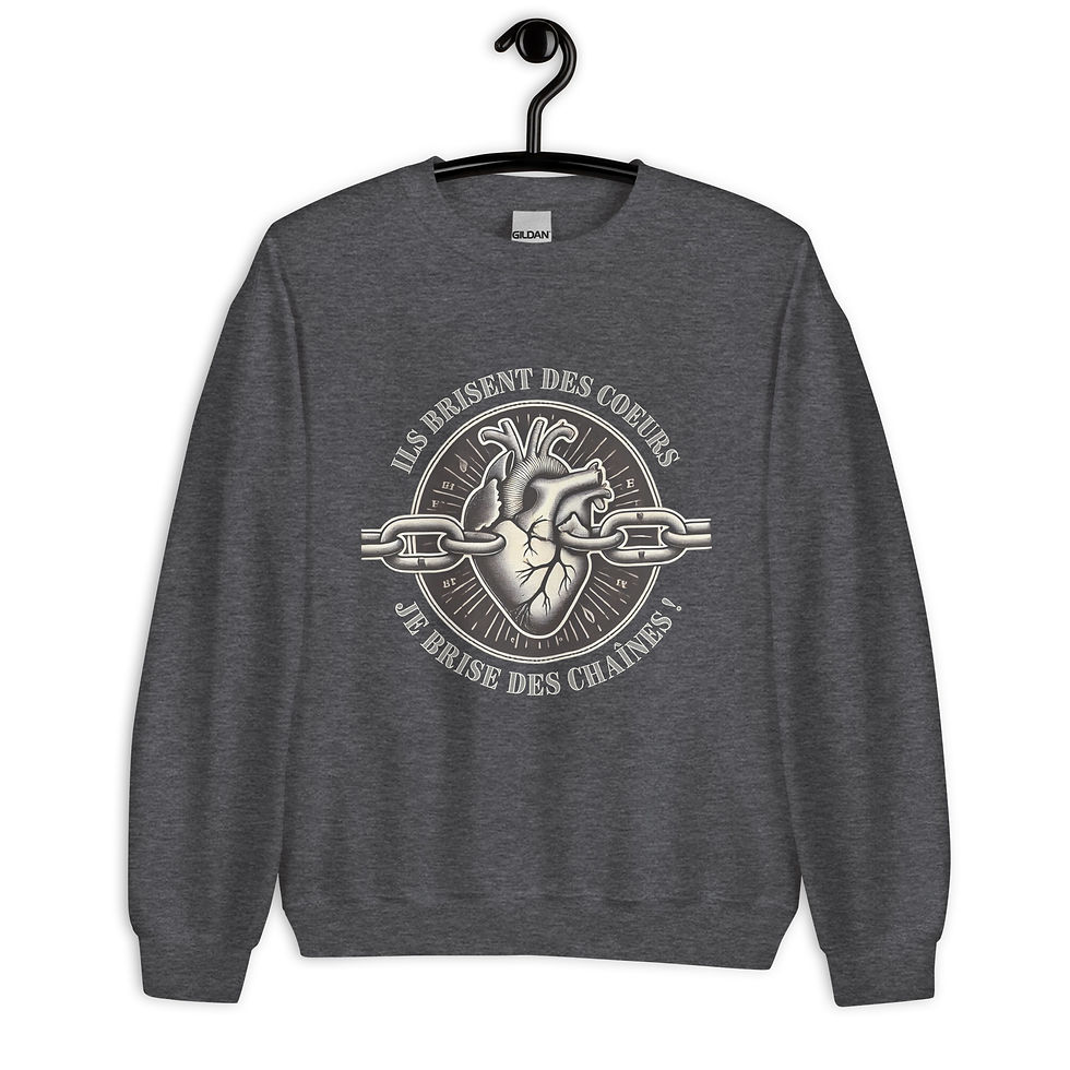 Miniature : Briser les chaînes — Sweat-shirt unisexe